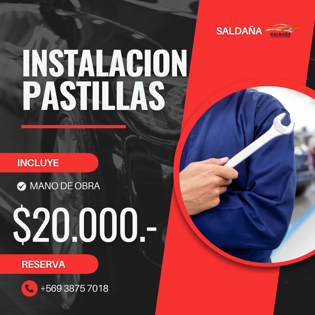 INSTALACION DE PASTILLAS