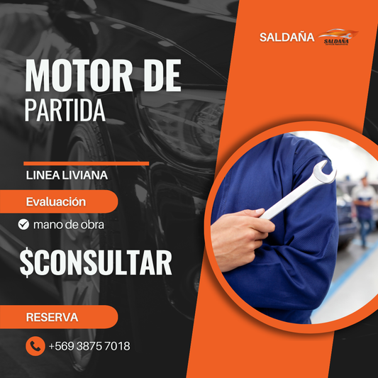 REPARACIÓN DE MOTOR DE PARTIDA